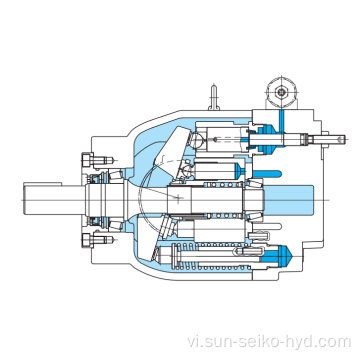 Tokyo Keiki PH56/80/100/130/170-MSYR-10CH-D-10 Sê-ri Bơm thủy lực piston